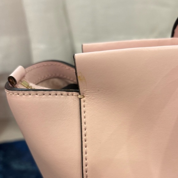 Baby Pink Large Leather Purse with Bow - Kate Spade - Picture 5 of 8